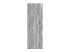 Aparador buffet cómoda mueble almacenaje organizador cocina salón salón alto Sonoma 40 x 41 x 124 cm madera contrachapada gris 02_0035360