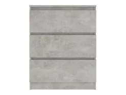 Aparador buffet cómoda mueble mueble de almacenaje organizador cocina salón salón 60 x 35 x 76 cm madera contrachapada gris 02_0031991