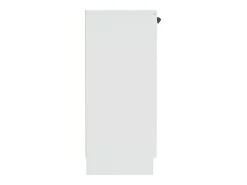 Aparador buffet cómoda mueble mueble de almacenaje organizador cocina salón salón 60 x 30 x 70 cm madera contrachapada blanco 02_0030332