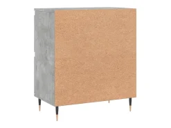 Aparador buffet cómoda mueble mueble de almacenamiento organizador cocina salón salón 60 x 35 x 70 cm madera contrachapada gris 02_0031990