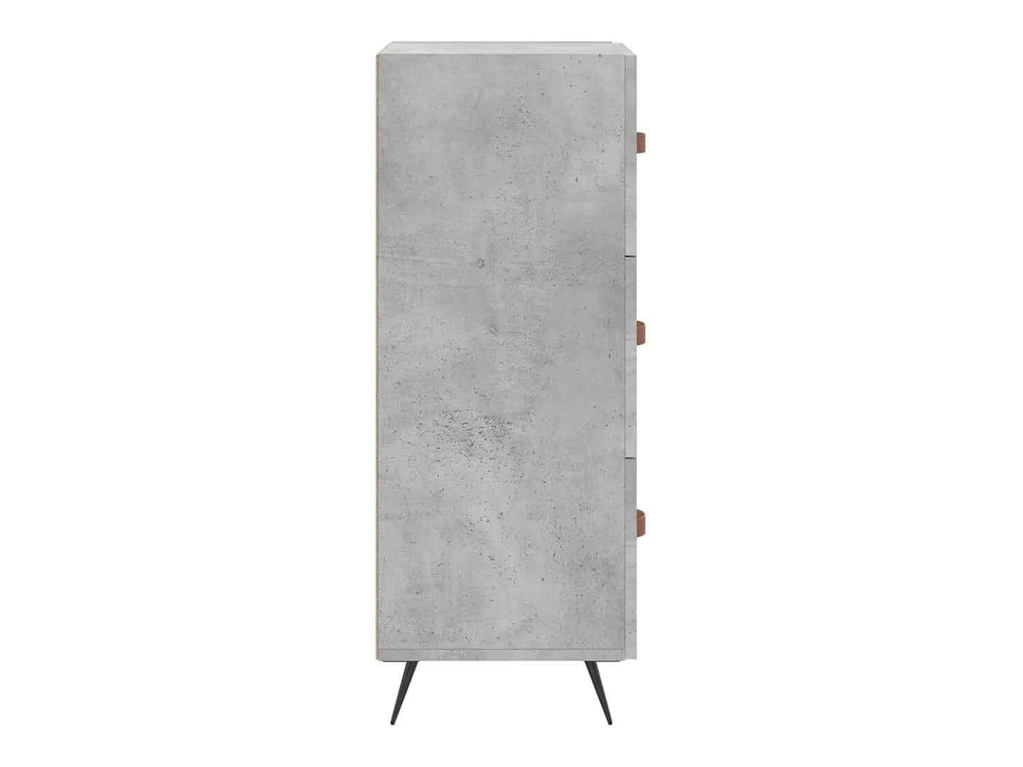 Aparador buffet cómoda mueble mueble de almacenaje organizador cocina salón salón 34,5 x 34 x 90 cm madera contrachapada gris 02_0031875