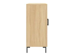 Aparador buffet cómoda mueble almacenaje organizador cocina salón salón Sonoma 90 x 34 x 80 cm madera contrachapada marrón 02_0031732