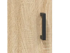 Aparador buffet cómoda mueble almacenaje organizador cocina salón salón Sonoma 90 x 34 x 80 cm madera contrachapada marrón 02_0031732