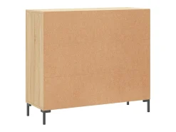 Aparador buffet cómoda mueble almacenaje organizador cocina salón salón Sonoma 90 x 34 x 80 cm madera contrachapada marrón 02_0031732