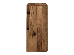 Aparador buffet cómoda mueble contenedor organizador cocina salón salón y luces LED madera vieja 80 x 35 x 75 cm madera contrachapada Madera vieja 02_0031754