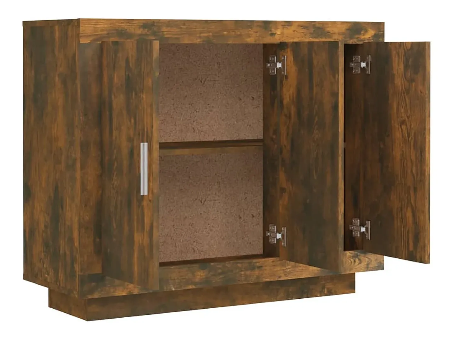Aparador buffet cómoda mueble mueble de almacenaje organizador cocina salón salón 92 x 35 x 75 cm madera contrachapada marrón 02_0031135
