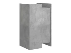 Aparador buffet cómoda mueble mueble de almacenaje organizador cocina salón salón 45 x 35 x 75 cm madera contrachapada gris 02_0031940
