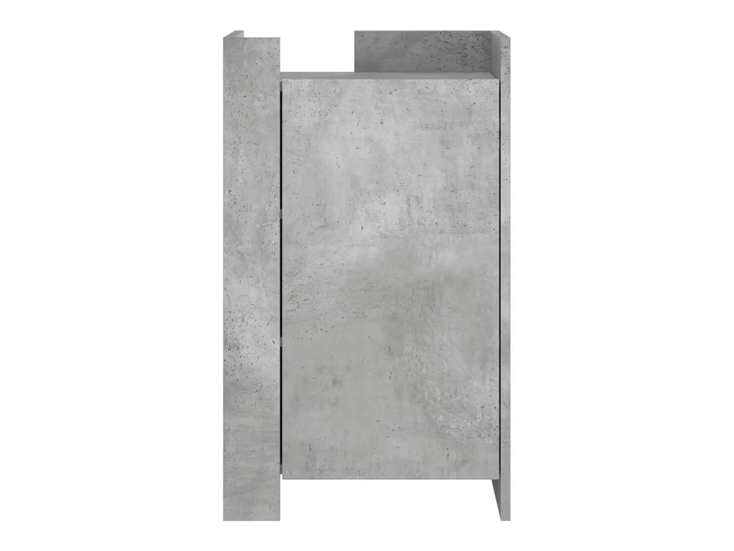 Aparador buffet cómoda mueble mueble de almacenaje organizador cocina salón salón 45 x 35 x 75 cm madera contrachapada gris 02_0031940