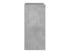 Aparador buffet cómoda mueble mueble de almacenaje organizador cocina salón salón 45 x 35 x 75 cm madera contrachapada gris 02_0031940