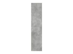 Aparador buffet cómoda mueble mueble de almacenamiento organizador cocina salón salón alto 30 x 41 x 185 cm madera contrachapada gris 02_0034234