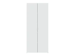 Aparador buffet cómoda mueble mueble de almacenaje organizador cocina salón salón alto 80 x 42,5 x 185 cm madera contrachapada blanco 02_0032774