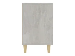 Aparador buffet cómoda mueble mueble de almacenaje organizador cocina salón salón 100 x 36 x 60 cm madera contrachapada gris 02_0031827