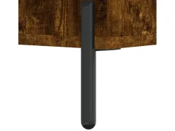 Aparador buffet cómoda mueble almacenaje organizador cocina salón salón 34,5 x 34 x 90 cm madera contrachapada marrón 02_0030913