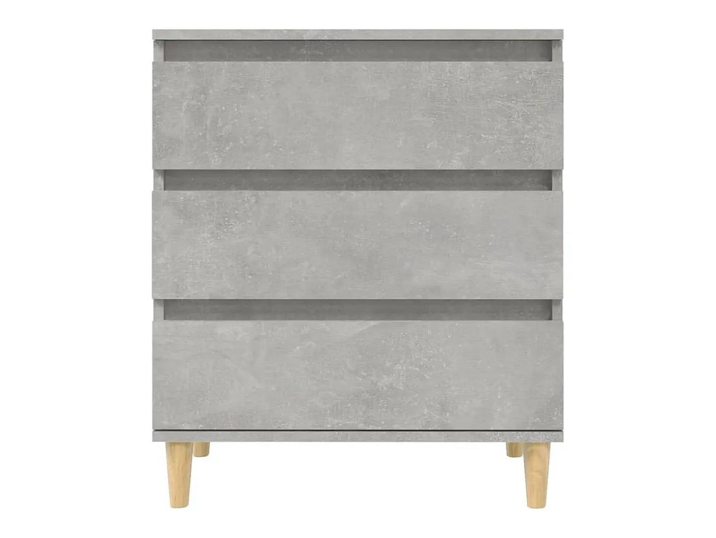 Aparador buffet cómoda mueble mueble de almacenaje organizador cocina salón salón 60 x 35 x 70 cm madera contrachapada gris 02_0031979
