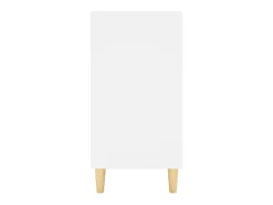 Aparador buffet cómoda mueble mueble de almacenaje organizador cocina salón salón 103,5 x 35 x 70 cm madera contrachapada blanco 02_0030181