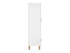 Aparador buffet cómoda mueble almacenaje organizador cocina salón salón 70 x 31 x 115 cm madera contrachapada blanco 02_0030479