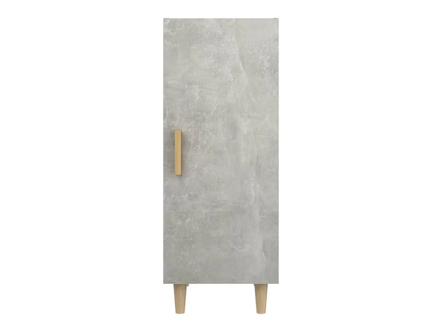 Aparador buffet cómoda mueble mueble de almacenaje organizador cocina salón salón 34,5 x 34 x 90 cm madera contrachapada gris 02_0031898