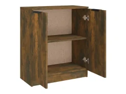 Aparador buffet cómoda mueble mueble de almacenaje organizador cocina salón salón 60 x 30 x 70 cm madera contrachapada marrón 02_0030959
