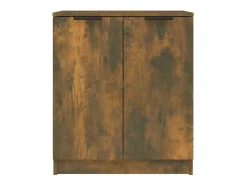 Aparador buffet cómoda mueble mueble de almacenaje organizador cocina salón salón 60 x 30 x 70 cm madera contrachapada marrón 02_0030959
