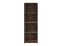 Aparador buffet cómoda mueble mueble de almacenaje organizador cocina salón salón alto 40 x 41 x 124 cm madera contrachapada marrón 02_0033713