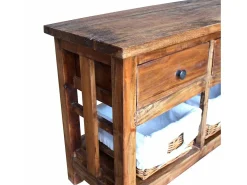 Aparador buffet mueble consola mueble de almacenamiento madera maciza recuperada 100 cm 4402144