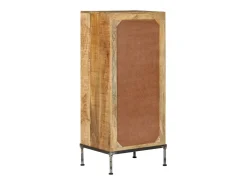 Aparador buffet mueble consola cómoda con almacenamiento 106 cm madera maciza de mango 4402089