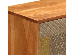 Aparador buffet mueble consola mueble de almacenamiento 80 cm madera maciza de acacia 4402249