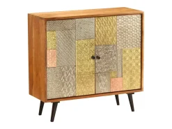 Aparador buffet mueble consola mueble de almacenamiento 80 cm madera maciza de acacia 4402249