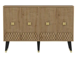 Aparador Carbın color roble Zafiro dorado120x30x80 cm