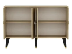 Aparador Carbın color roble Zafiro dorado120x30x80 cm