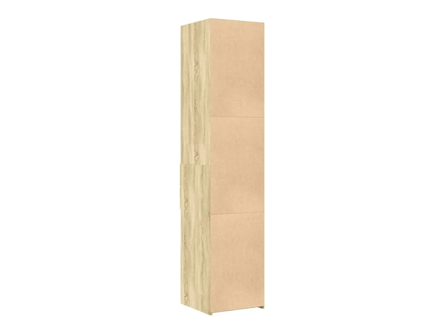 Aparador cómoda armario mueble organizador cocina salón salón alto sonoma 40 x 42,5 x 185 cm madera contrachapada marrón 02_0034062