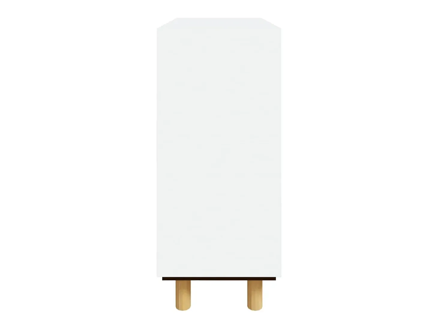 Aparador cómoda armario mueble organizador cocina salón salón 60 x 30 x 70 cm madera maciza de pino y ratán blanco natural 02_0030333