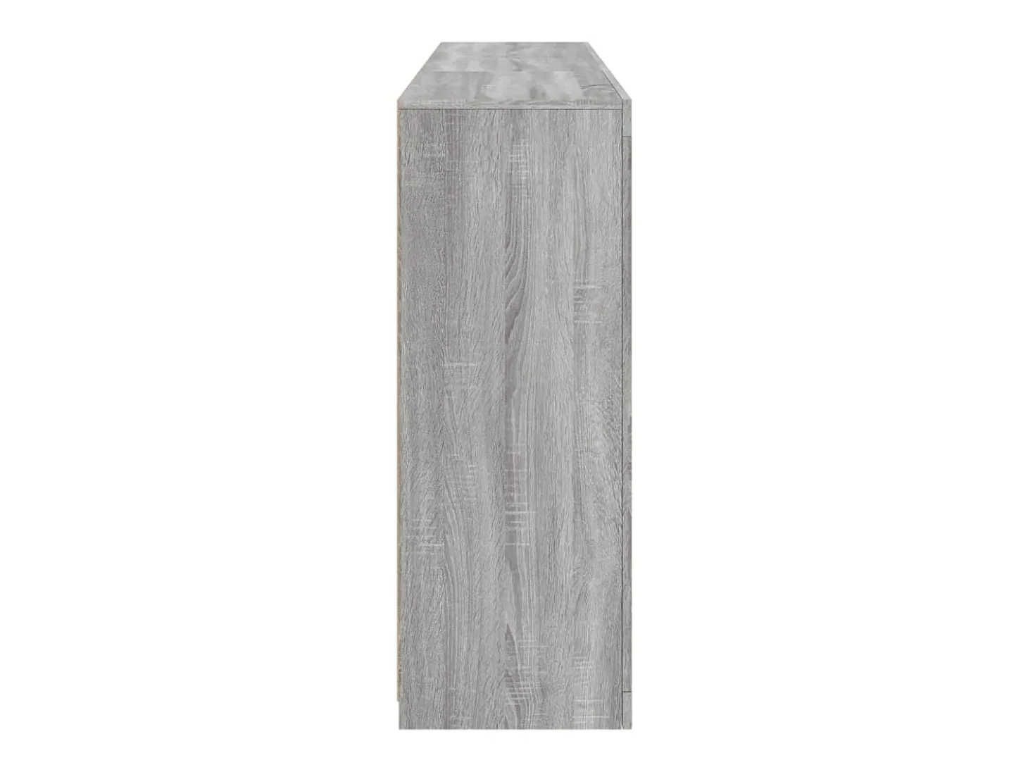 Aparador cómoda armario mueble organizador cocina salón salón con luces LED sonoma 162 x 37 x 100 cm gris 02_0030055
