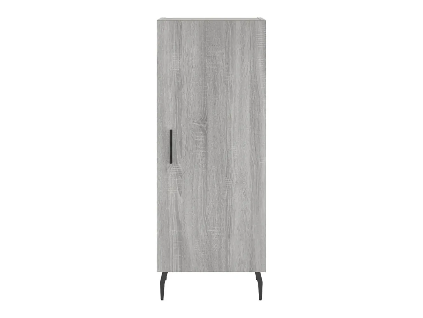 Aparador cómoda armario mueble organizador cocina salón salón alto Sonoma 34,5 x 34 x 180 cm madera contrachapada gris 02_0035286