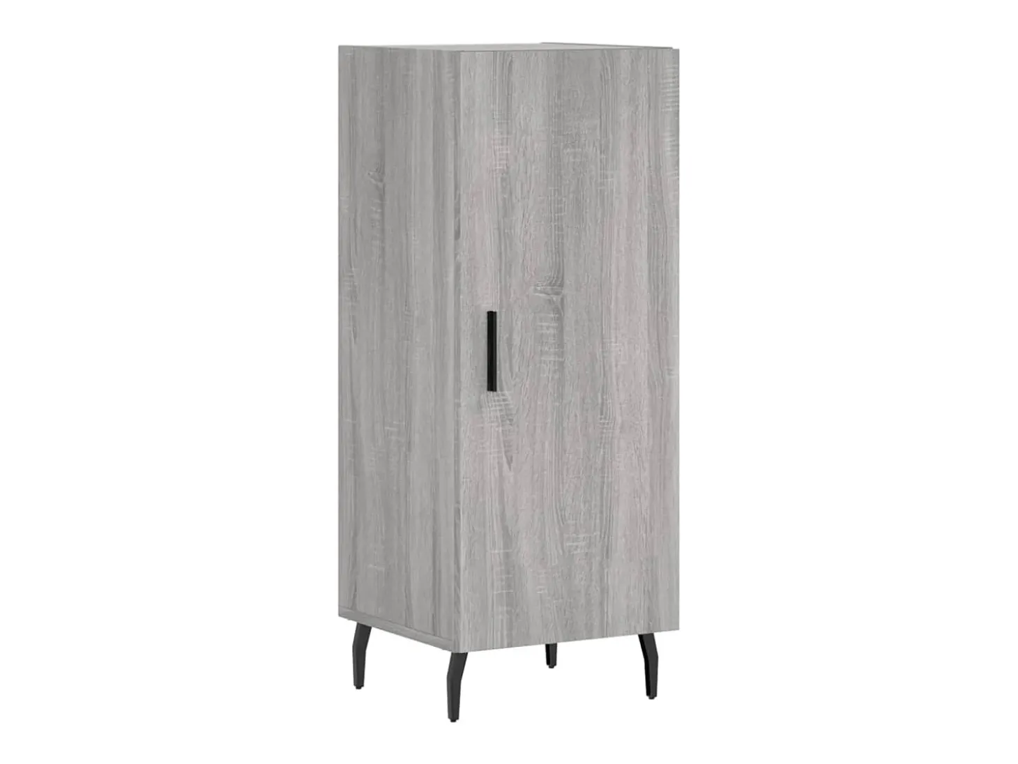 Aparador cómoda armario mueble organizador cocina salón salón alto Sonoma 34,5 x 34 x 180 cm madera contrachapada gris 02_0035286