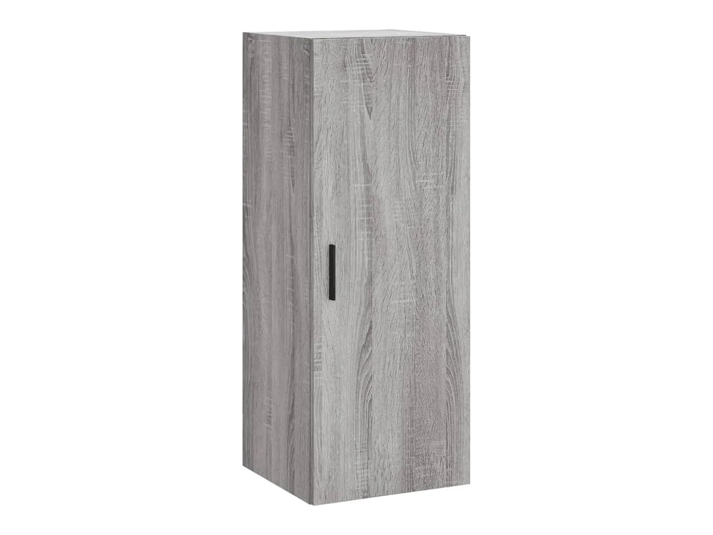 Aparador cómoda armario mueble organizador cocina salón salón alto Sonoma 34,5 x 34 x 180 cm madera contrachapada gris 02_0035286
