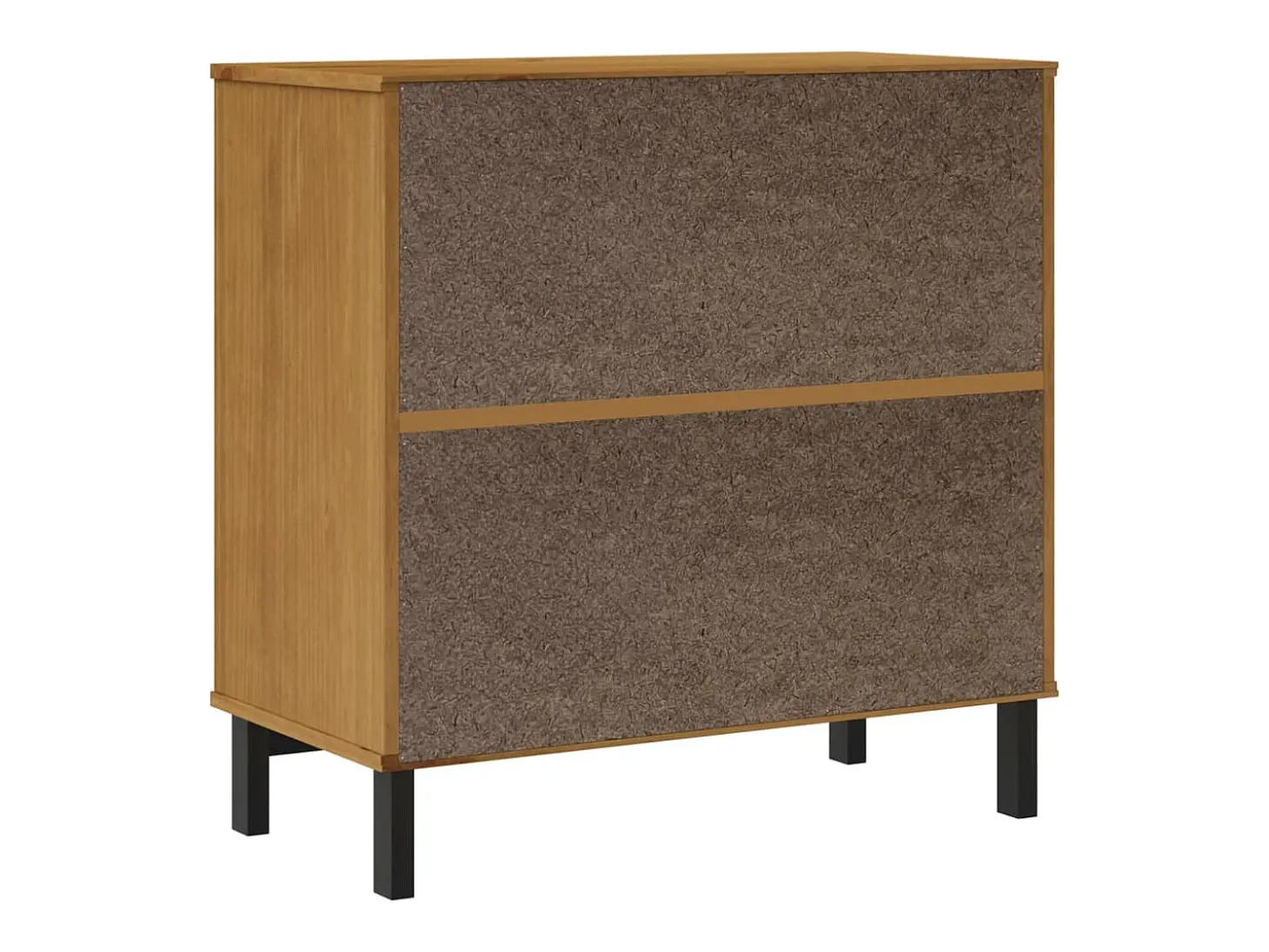 Aparador cómoda armario mueble organizador cocina salón salón con puerta de cristal 80 x 40 x 80 cm madera maciza de pino marrón 02_0030104