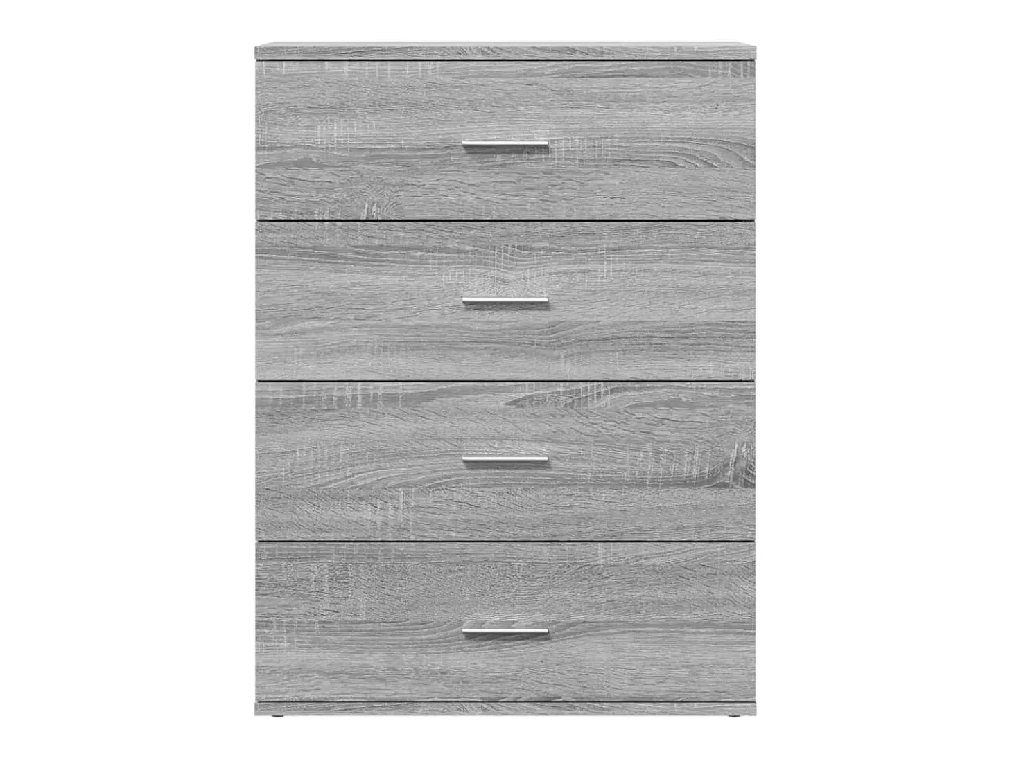 Aparador cómoda armario unidad de almacenamiento organizador cocina salón salón juego de 2 sonoma 60 x 39 x 80 cm madera contrachapada gris 02_0036968