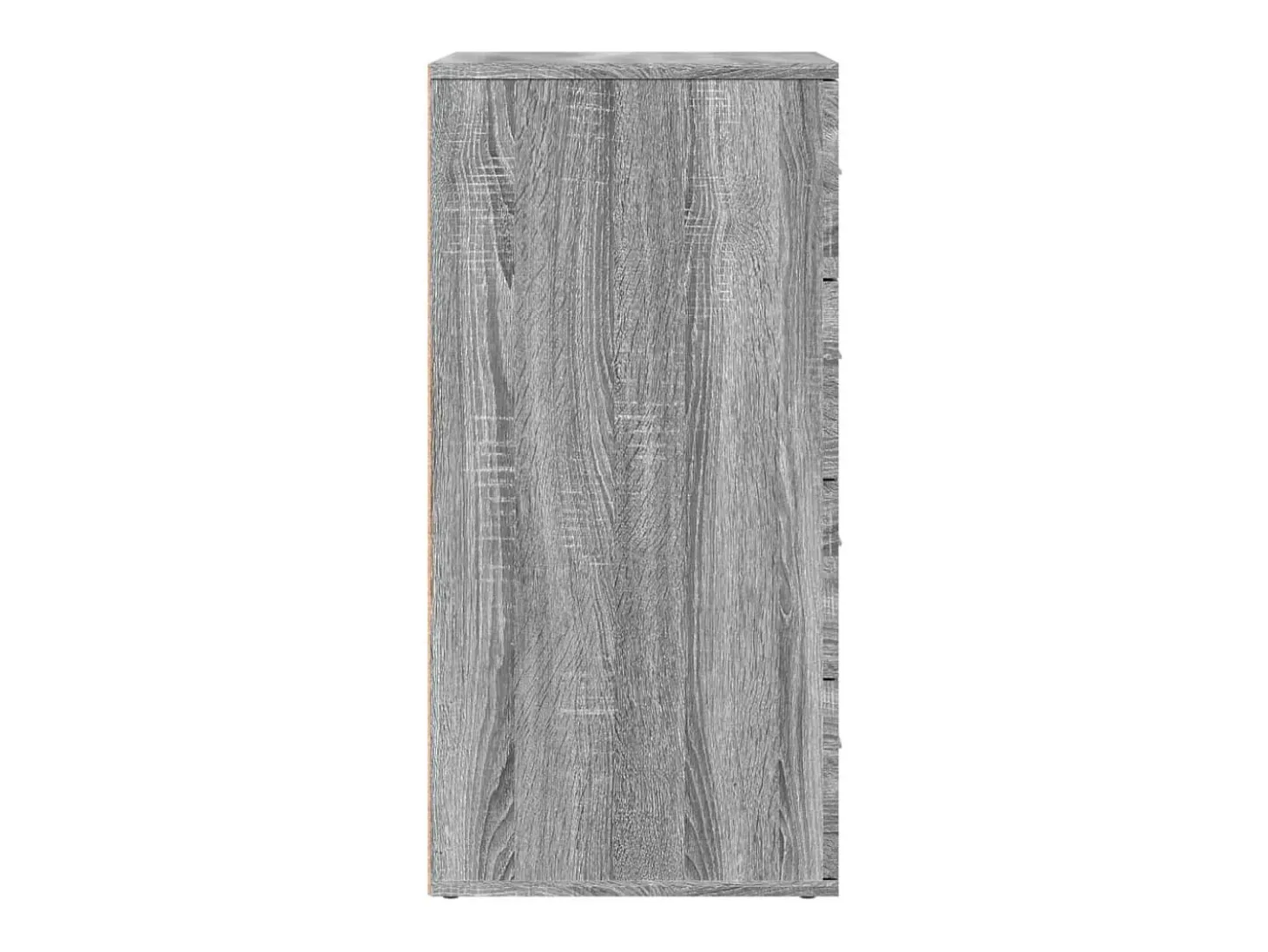 Aparador cómoda armario unidad de almacenamiento organizador cocina salón salón juego de 2 sonoma 60 x 39 x 80 cm madera contrachapada gris 02_0036968
