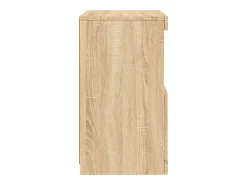 Aparador cómoda cómoda armario mueble organizador cocina salón salón con luces LED sonoma 41 x 37 x 67 cm marrón 02_0029961