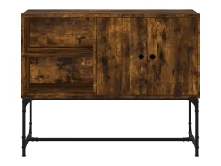 Aparador cómoda cómoda armario mueble organizador cocina salón salón 100 x 40 x 79,5 cm madera contrachapada marrón 02_0030842