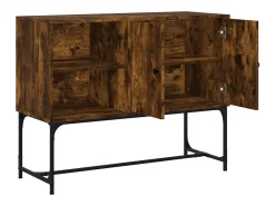 Aparador cómoda cómoda armario mueble organizador cocina salón salón 100 x 40 x 79,5 cm madera contrachapada marrón 02_0030842