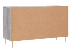 Aparador cómoda cómoda armario unidad de almacenamiento organizador cocina salón salonsonoma 100 x 36 x 60 cm madera contrachapada gris 02_0036255