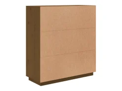 Aparador cómoda cómoda armario mueble organizador cocina salón salón alto 100 x 40 x 108,5 cm madera maciza de pino marrón 02_0034750