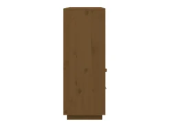 Aparador cómoda cómoda armario mueble organizador cocina salón salón alto 100 x 40 x 108,5 cm madera maciza de pino marrón 02_0034750