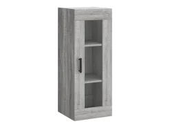 Aparador cómoda cómoda armario mueble organizador cocina salón salón alto Sonoma 34,5 x 34 x 180 cm madera contrachapada gris 02_0035259