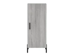 Aparador cómoda cómoda armario mueble organizador cocina salón salón alto Sonoma 34,5 x 34 x 180 cm madera contrachapada gris 02_0035259
