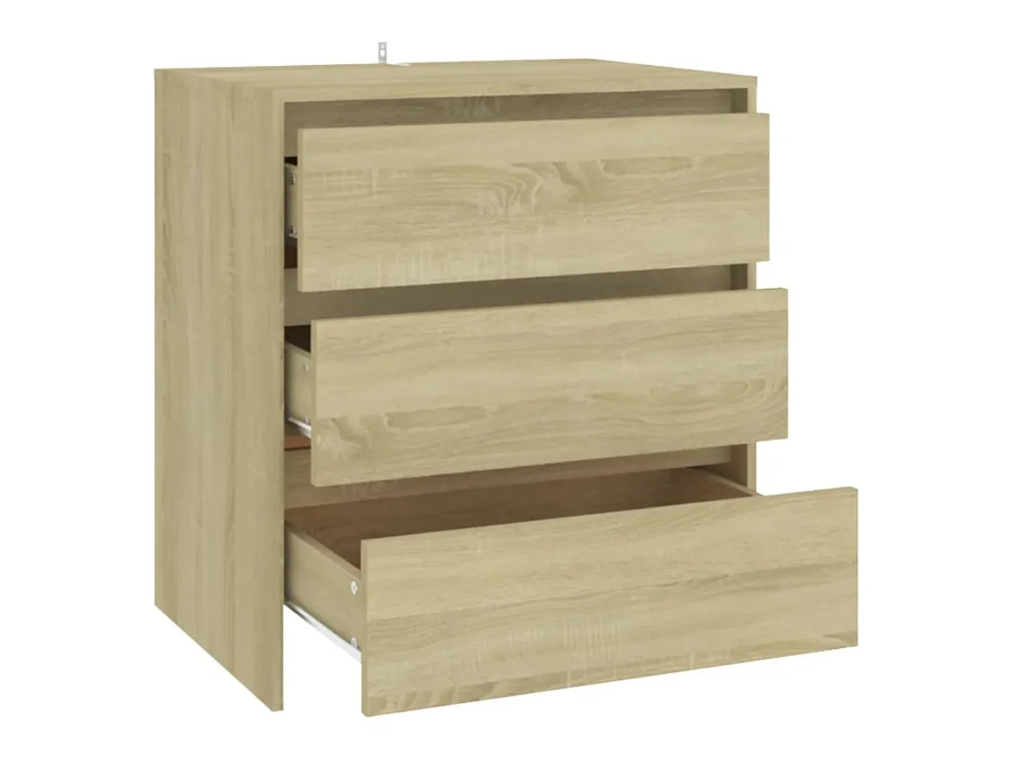 Aparador cómoda cómoda armario mueble organizador cocina salón salón Sonoma 70 x 41 x 75 cm madera contrachapada marrón 02_0031704