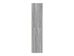 Aparador cómoda cómoda armario mueble organizador cocina salón salón alto Sonoma 70 x 41 x 185 cm madera contrachapada gris 02_0035627