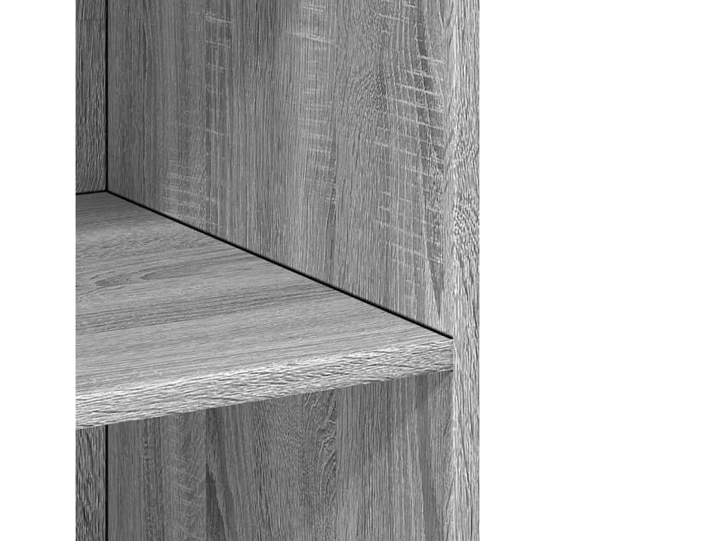 Aparador cómoda cómoda armario mueble organizador cocina salón salón alto Sonoma 70 x 41 x 185 cm madera contrachapada gris 02_0035627